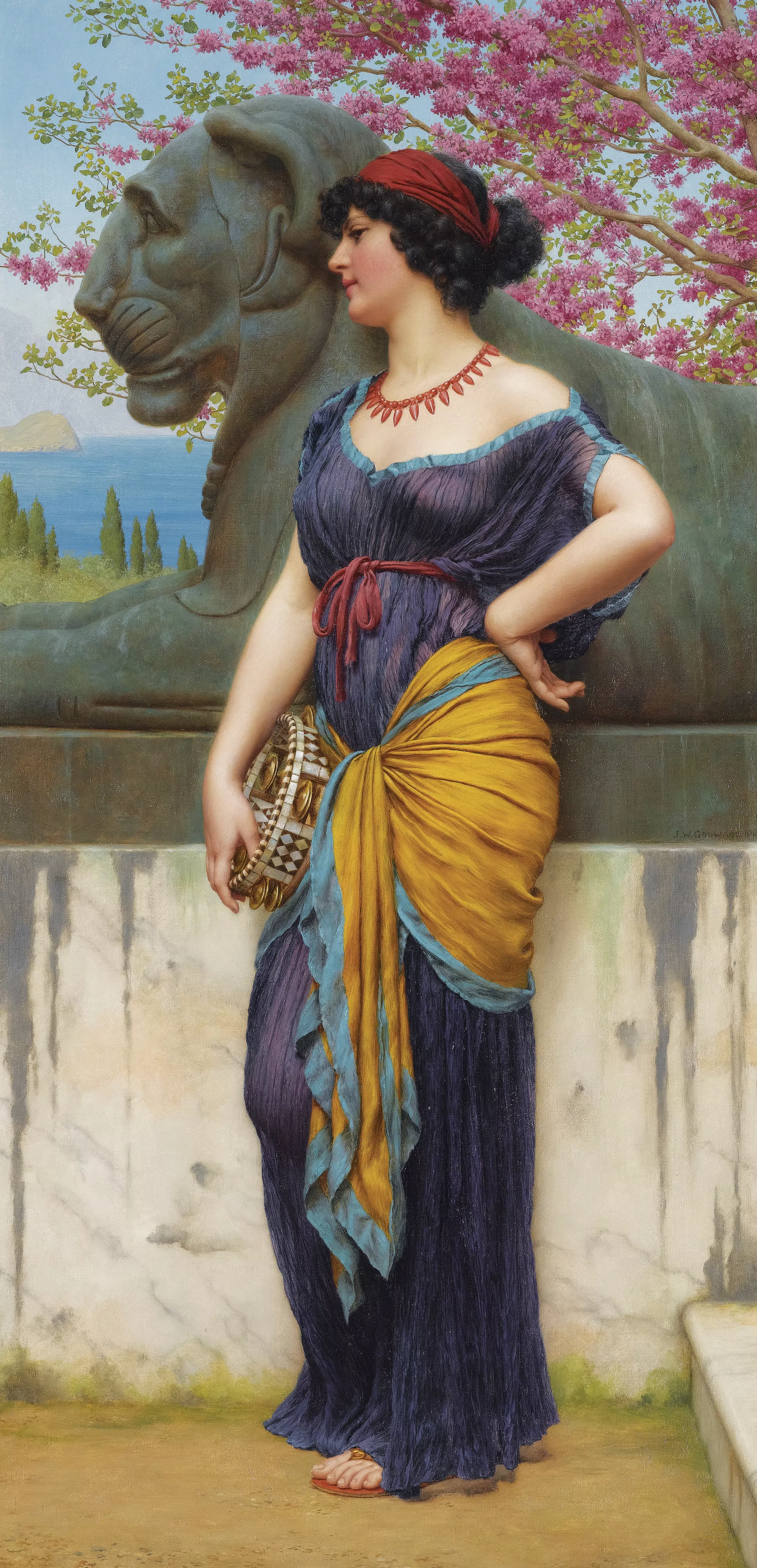 In The Grove Of The Temple Of Isis, John William Godward
