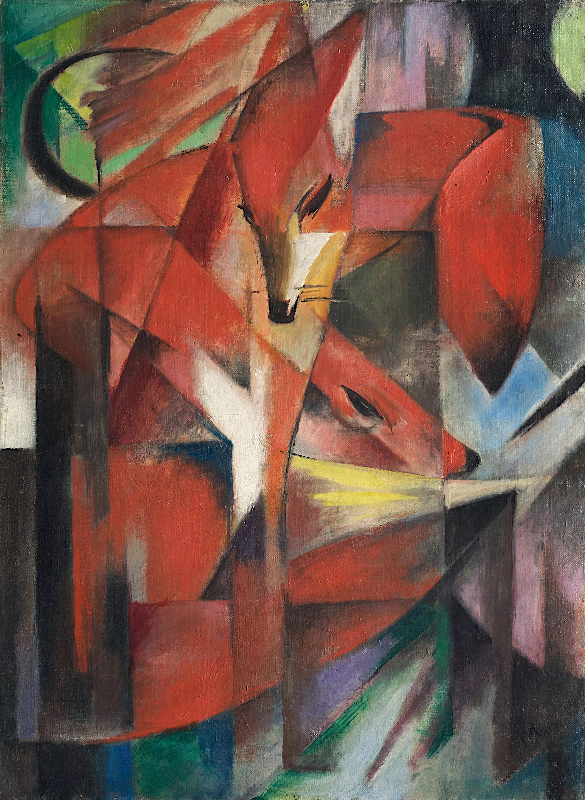 The Foxes, Franz Marc