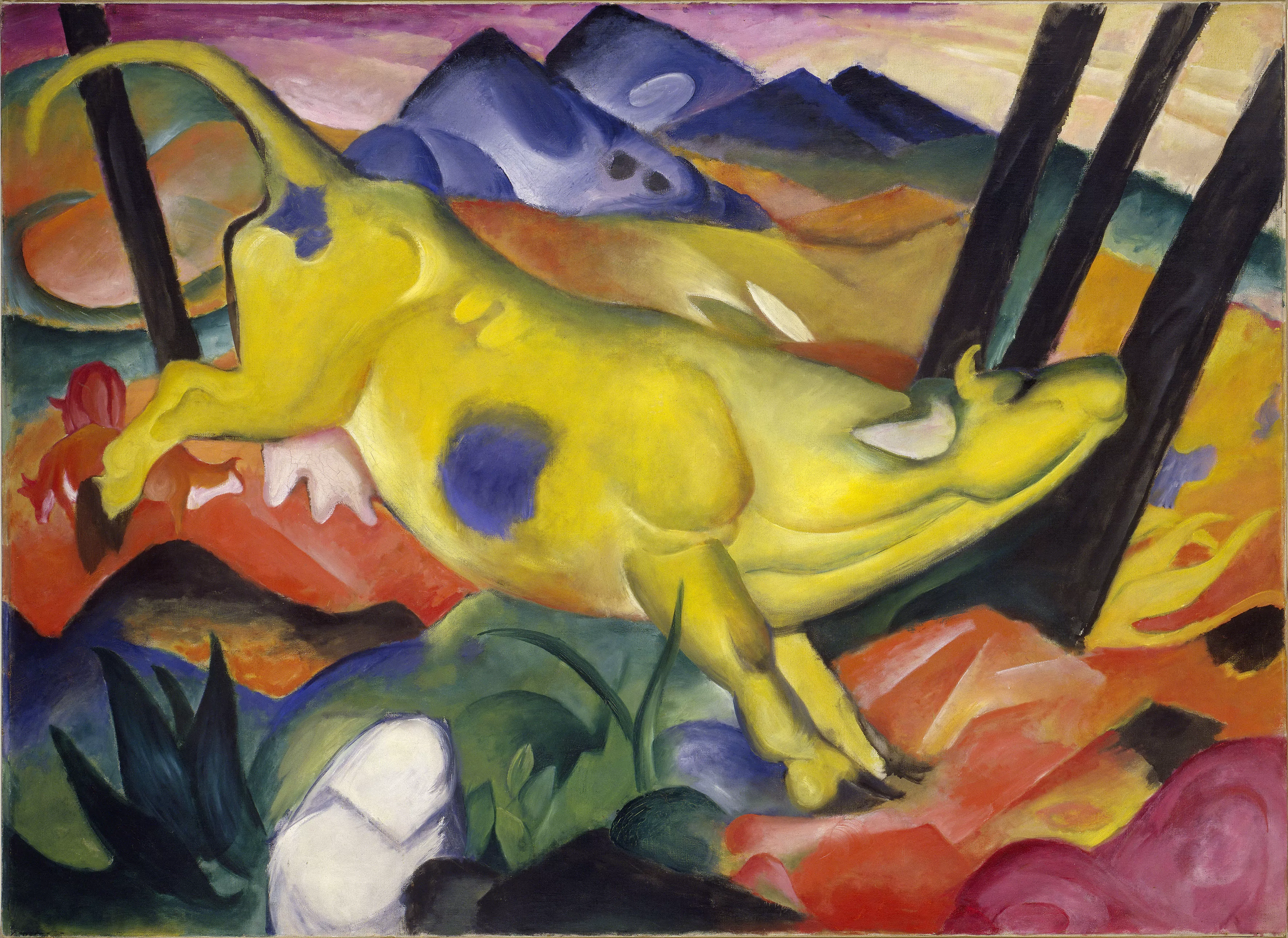 Yellow Cow, Franz Marc