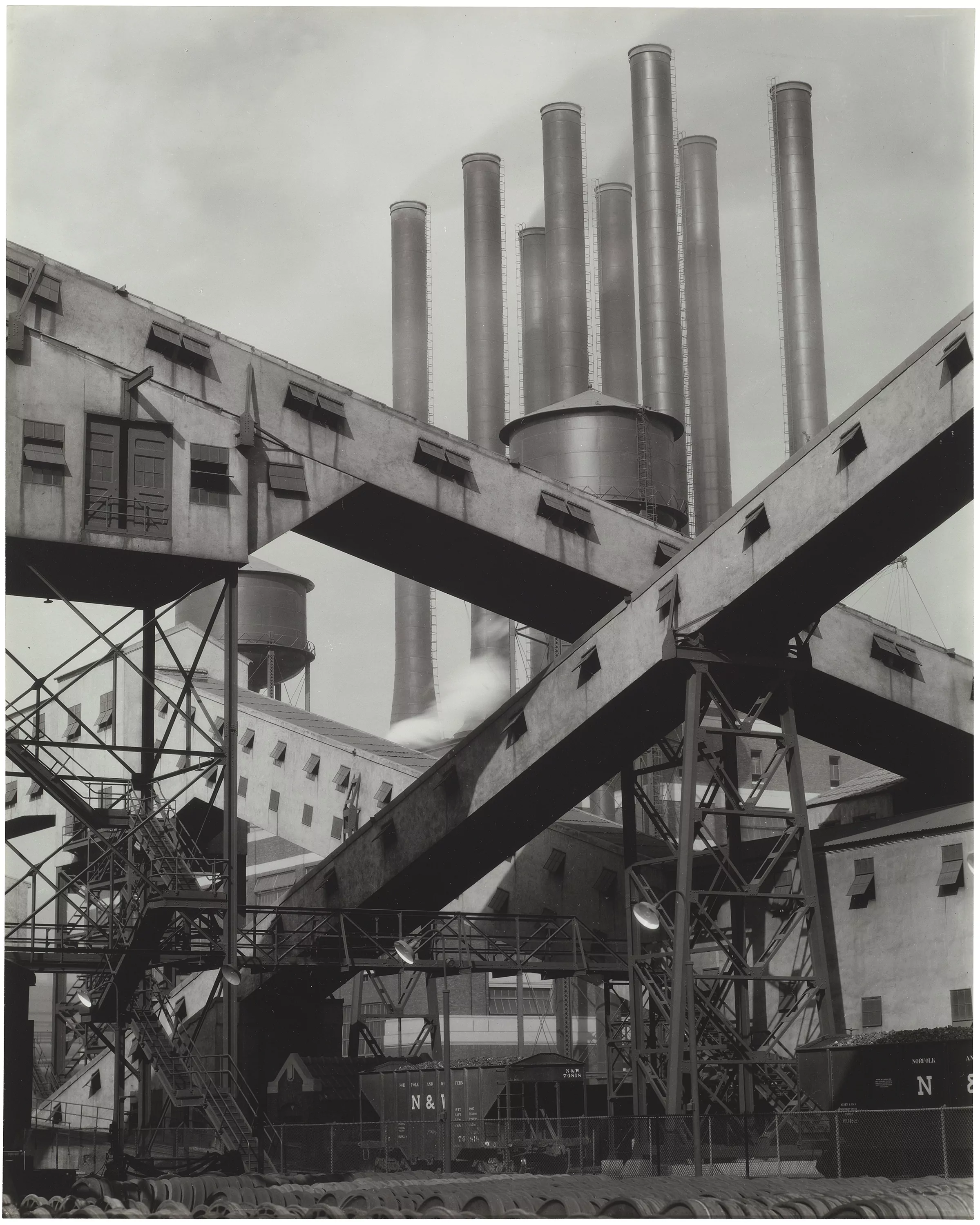 Criss-Crossed Conveyors, River Rouge Plant, Ford Motor Company, Charles Sheeler