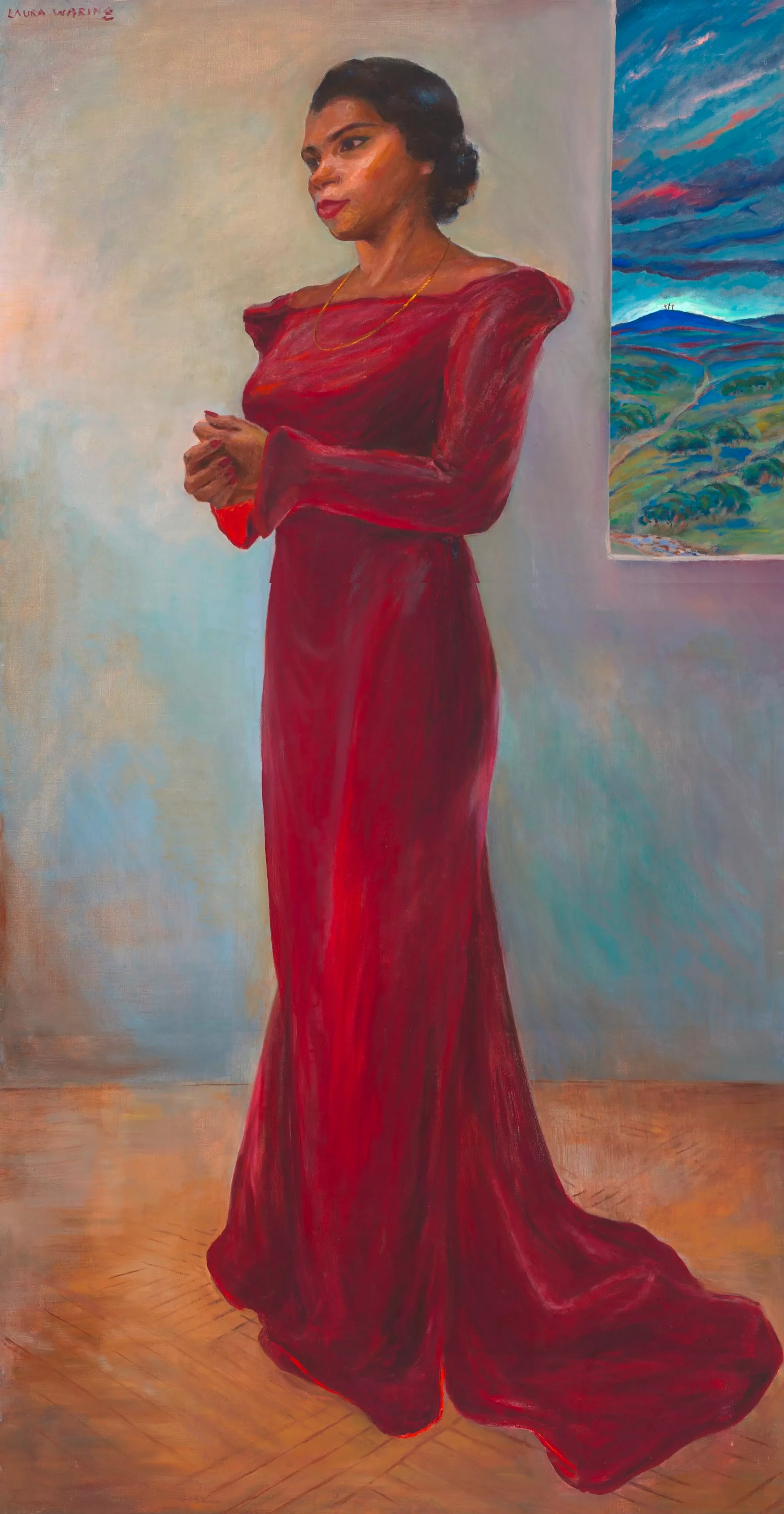 Portrait of Marian Anderson, Laura Wheeler Waring