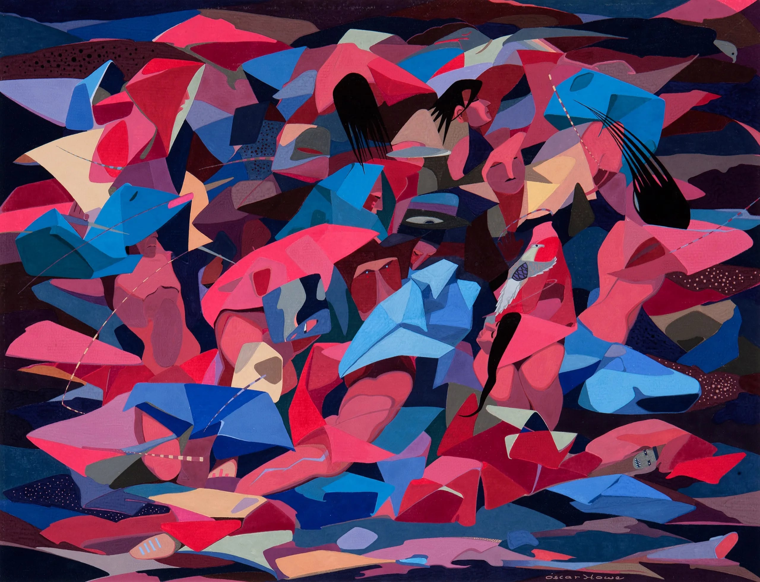 Dance of the Heyoka, zoomed in