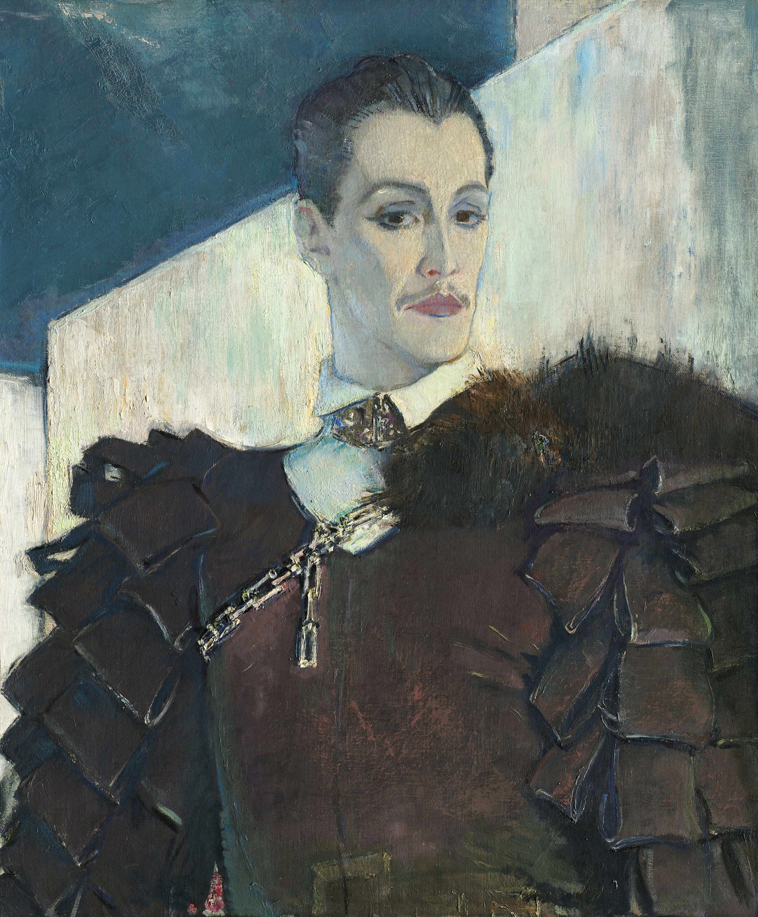 Glen Byam Shaw as 'Laertes', zoomed in