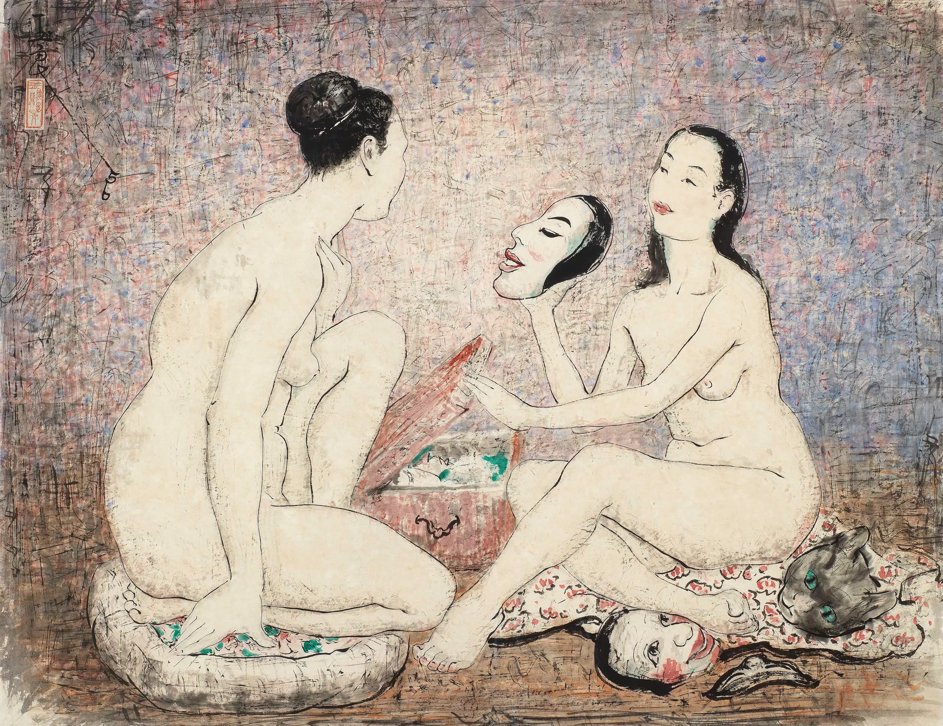 Nudes and Masks, Pan Yuliang