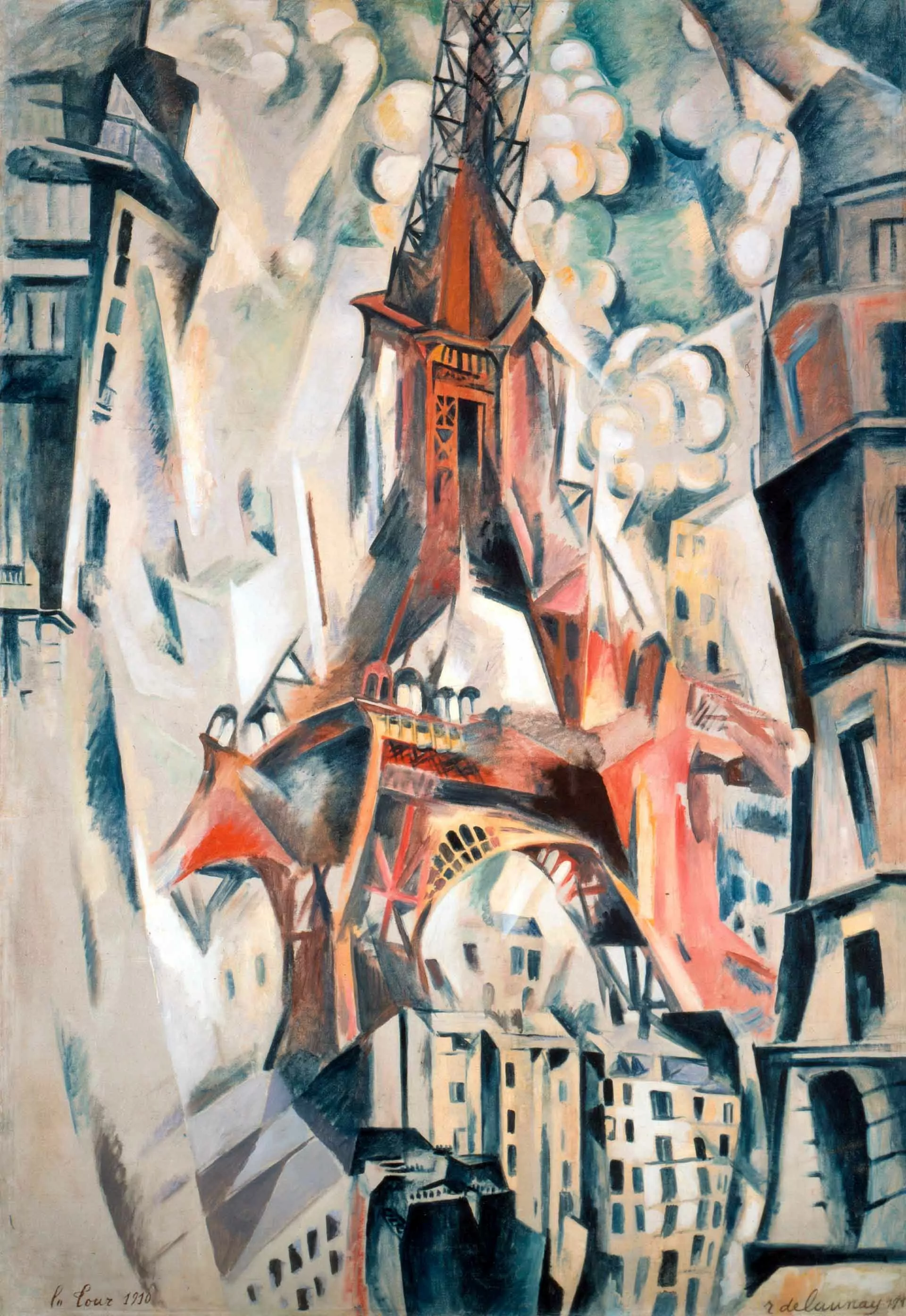 Eiffel Tower with Trees, Robert Delaunay