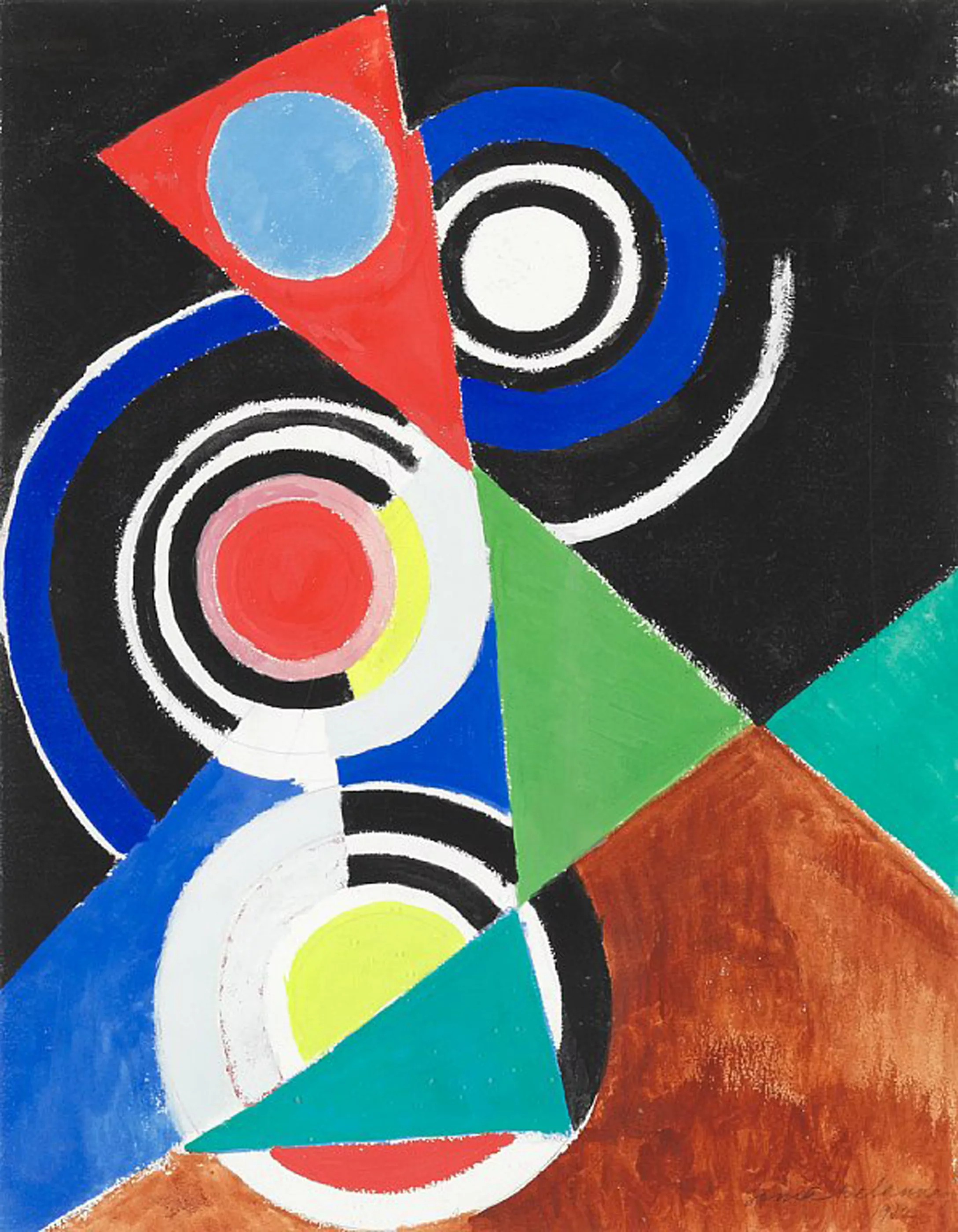 Composition for Jazz, 2nd Series, Sonia Delaunay