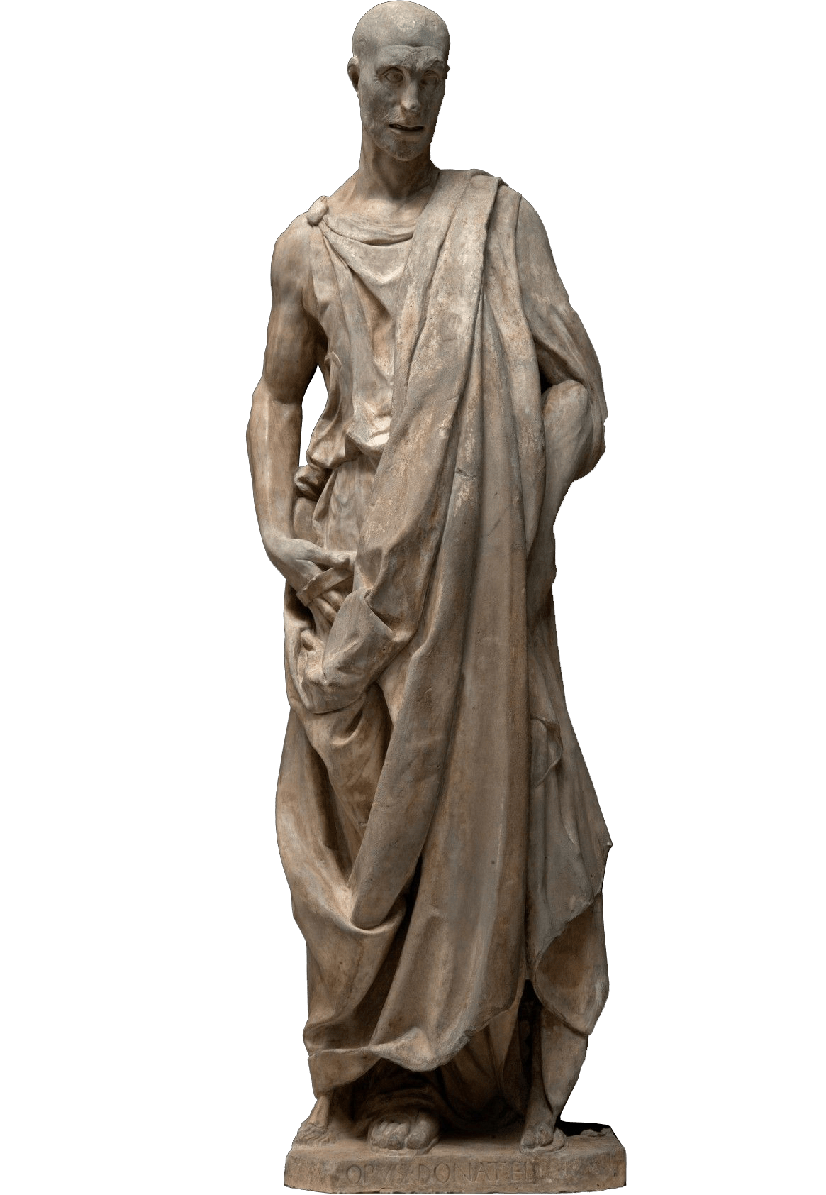 Prophet Habbakuk, zoomed in