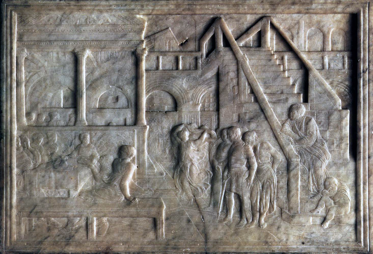 Herod's Banquet, zoomed in