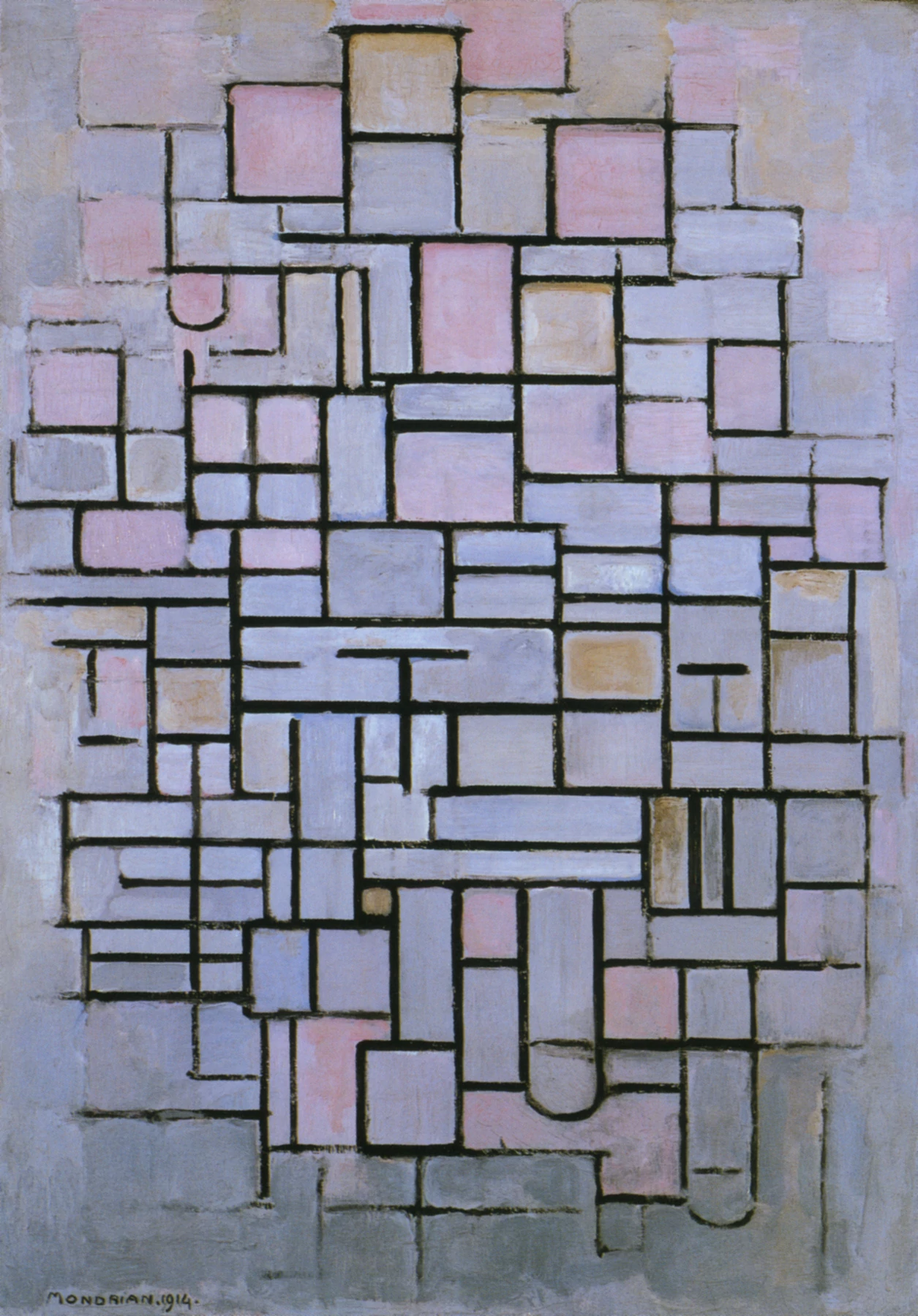 Composition No. 6, Piet Mondrian