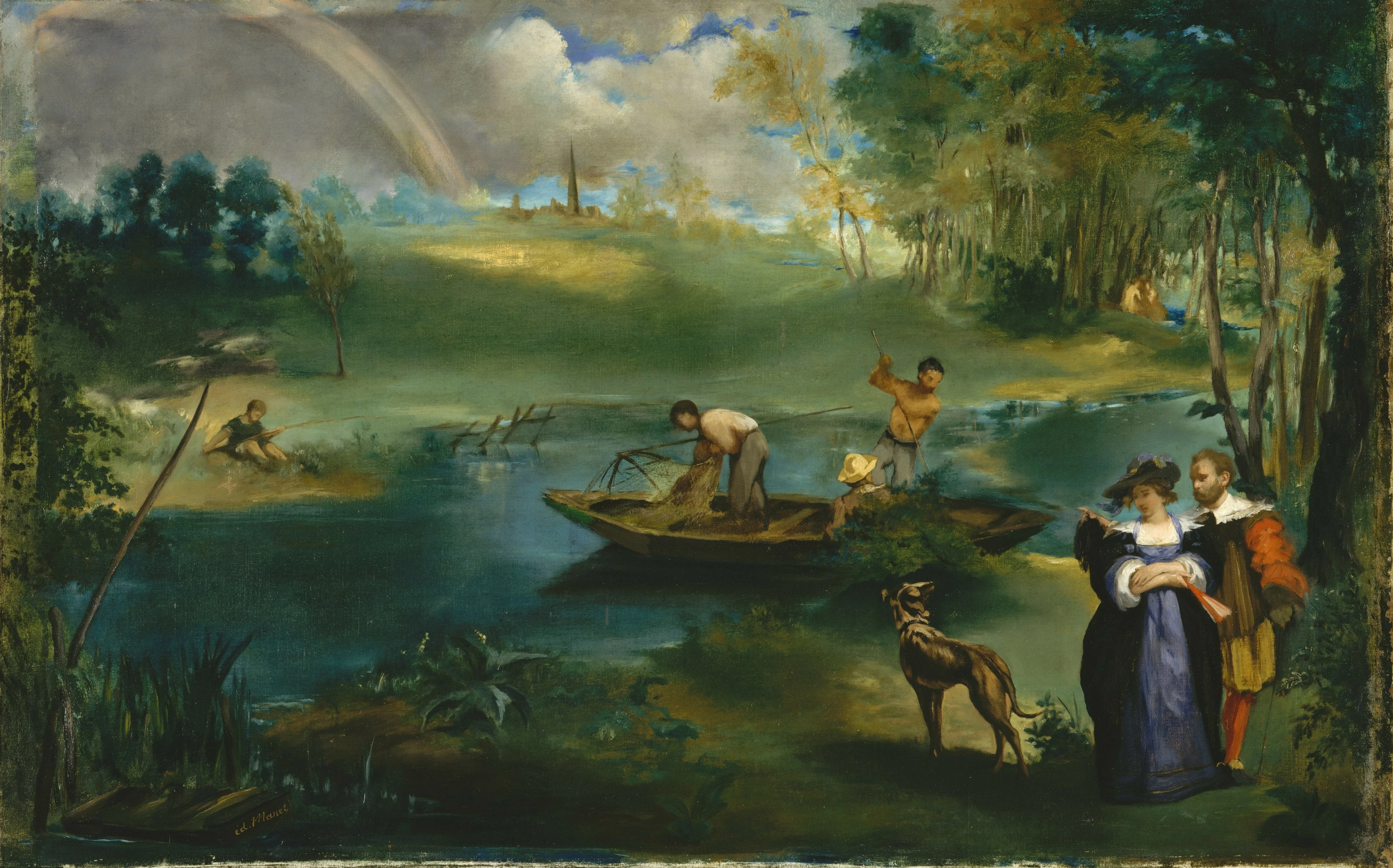 La peche (Fishing), Édouard Manet