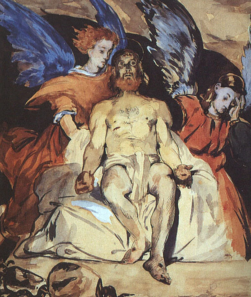 Study for: Dead Christ with Angels, Édouard Manet