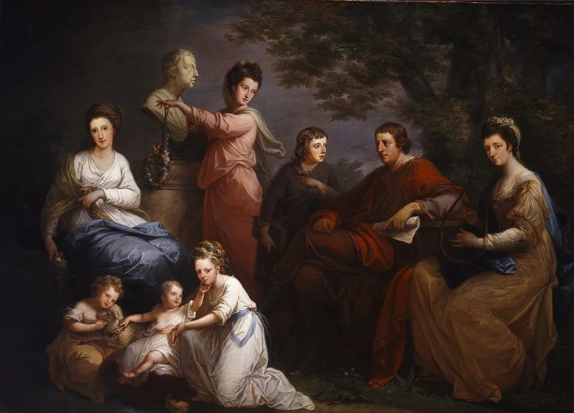 The Family of The Earl of Gower, Angelica Kauffmann