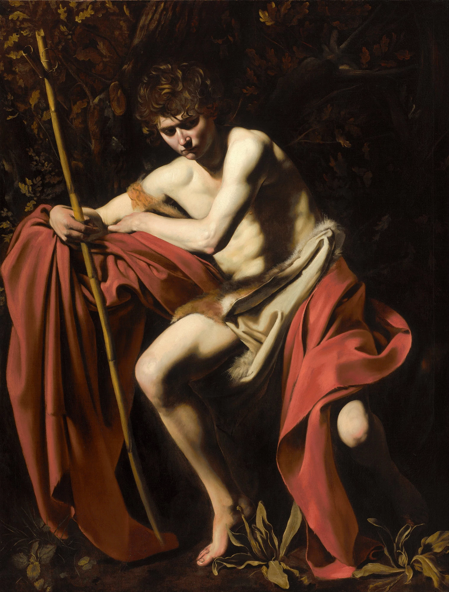 John the Baptist in the Wilderness, Caravaggio