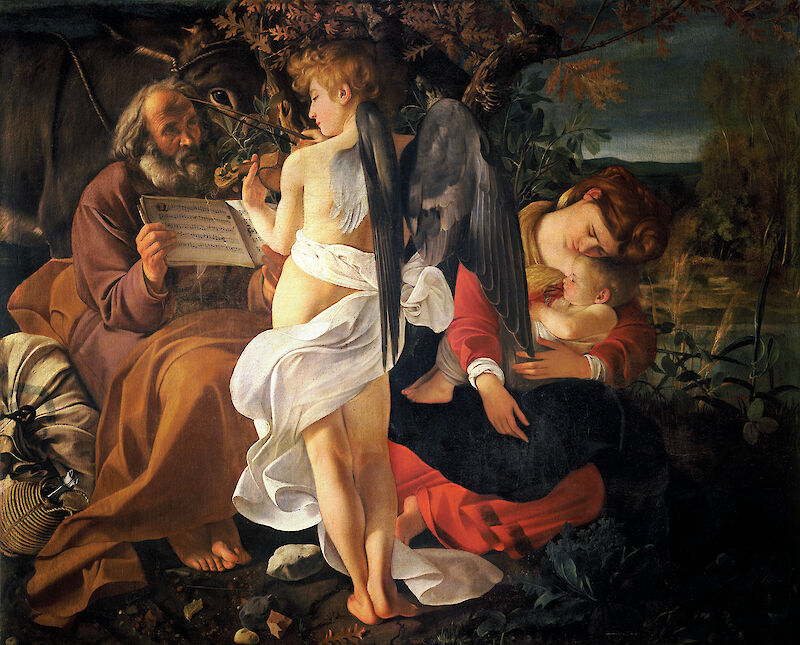 Rest on the Flight to Egypt scale comparison