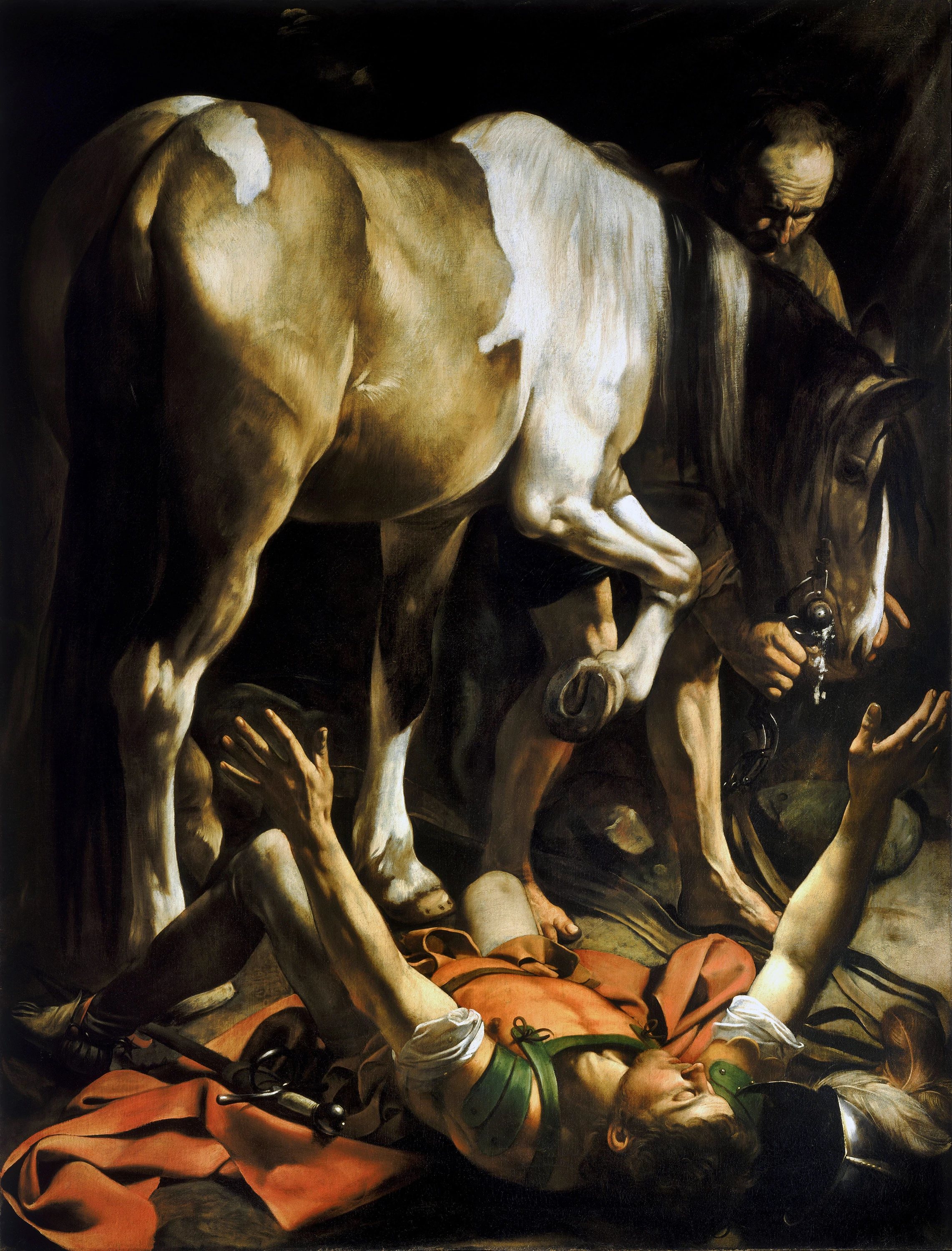 Conversion on the way to Damascus, Caravaggio