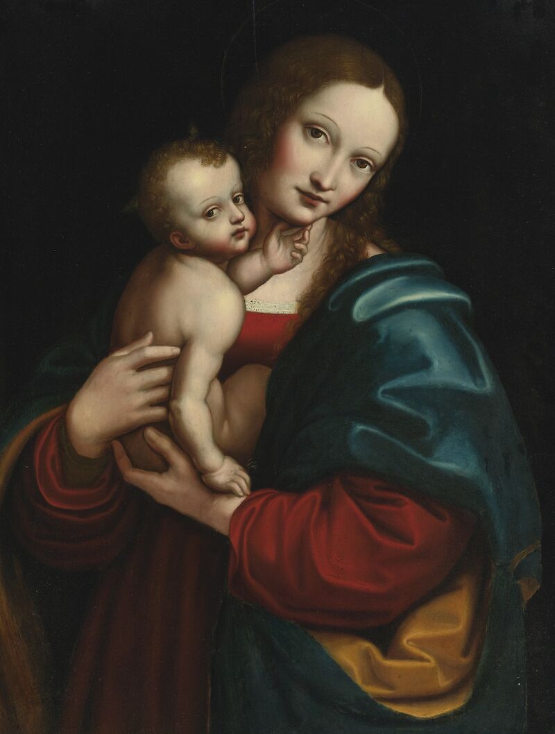 Madonna and Child scale comparison