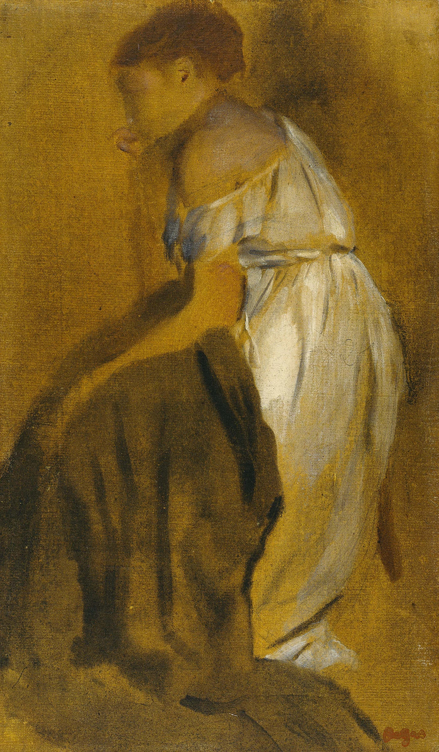 Study of a Seated Woman, Edgar Degas