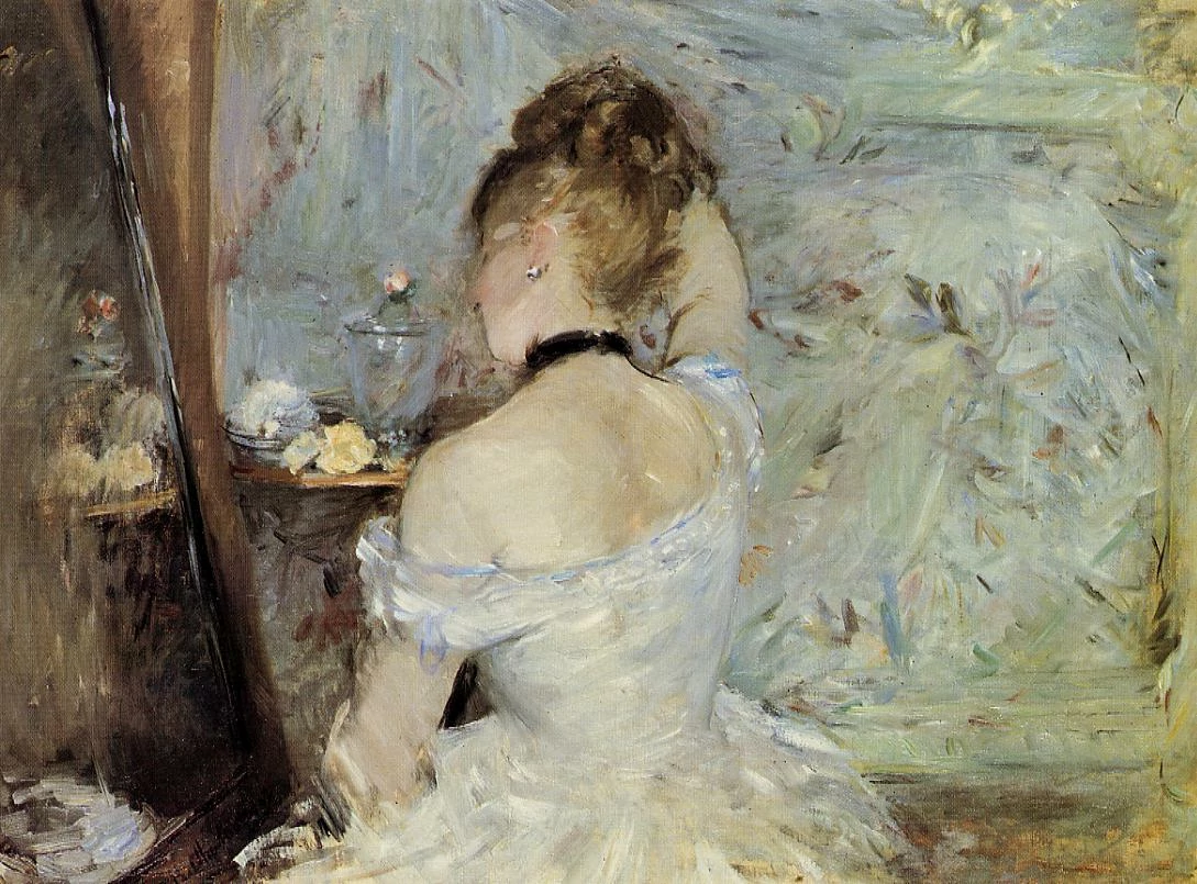 Young Woman at the Mirror, Berthe Morisot