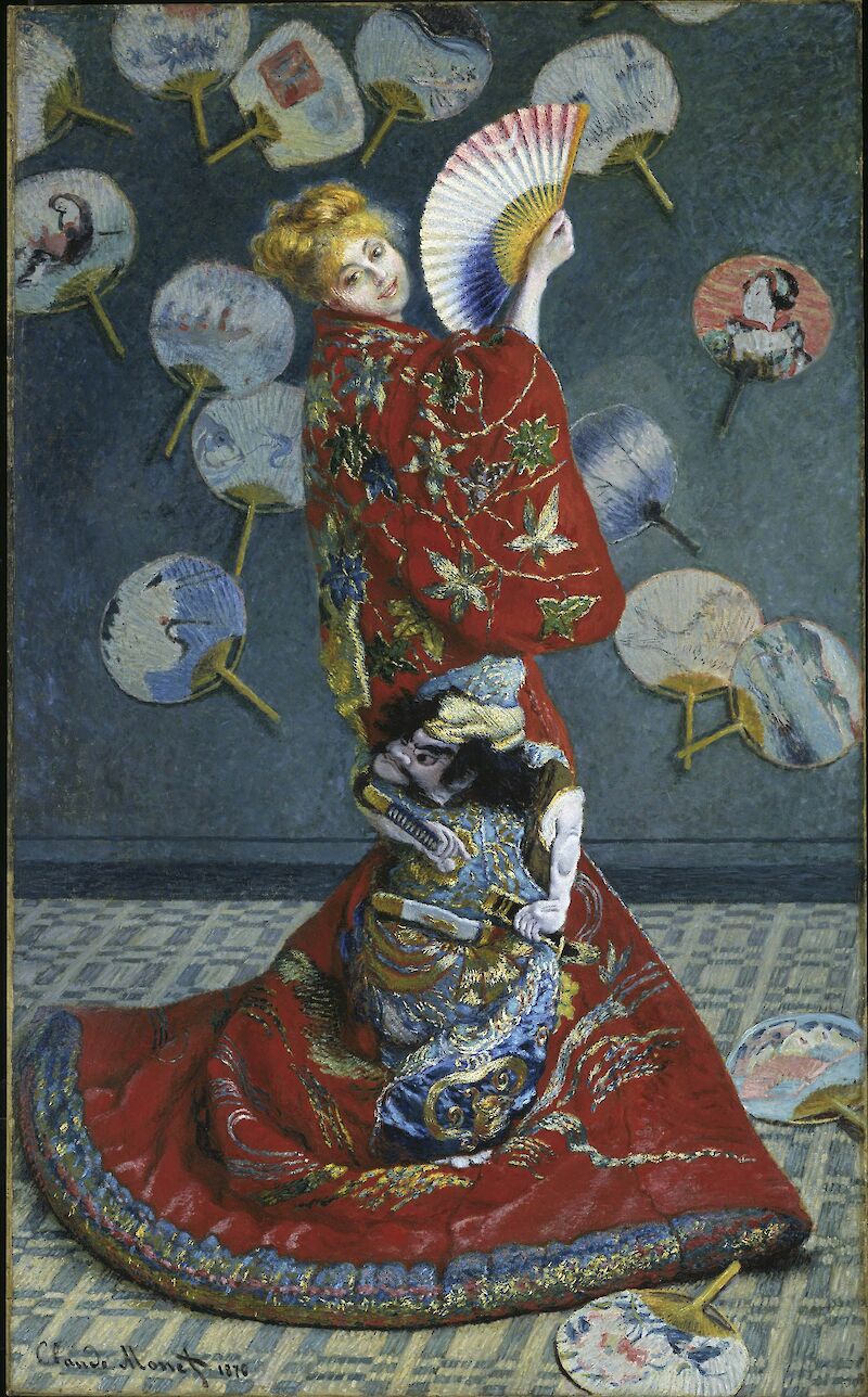 La Japonaise, Madame Monet scale comparison
