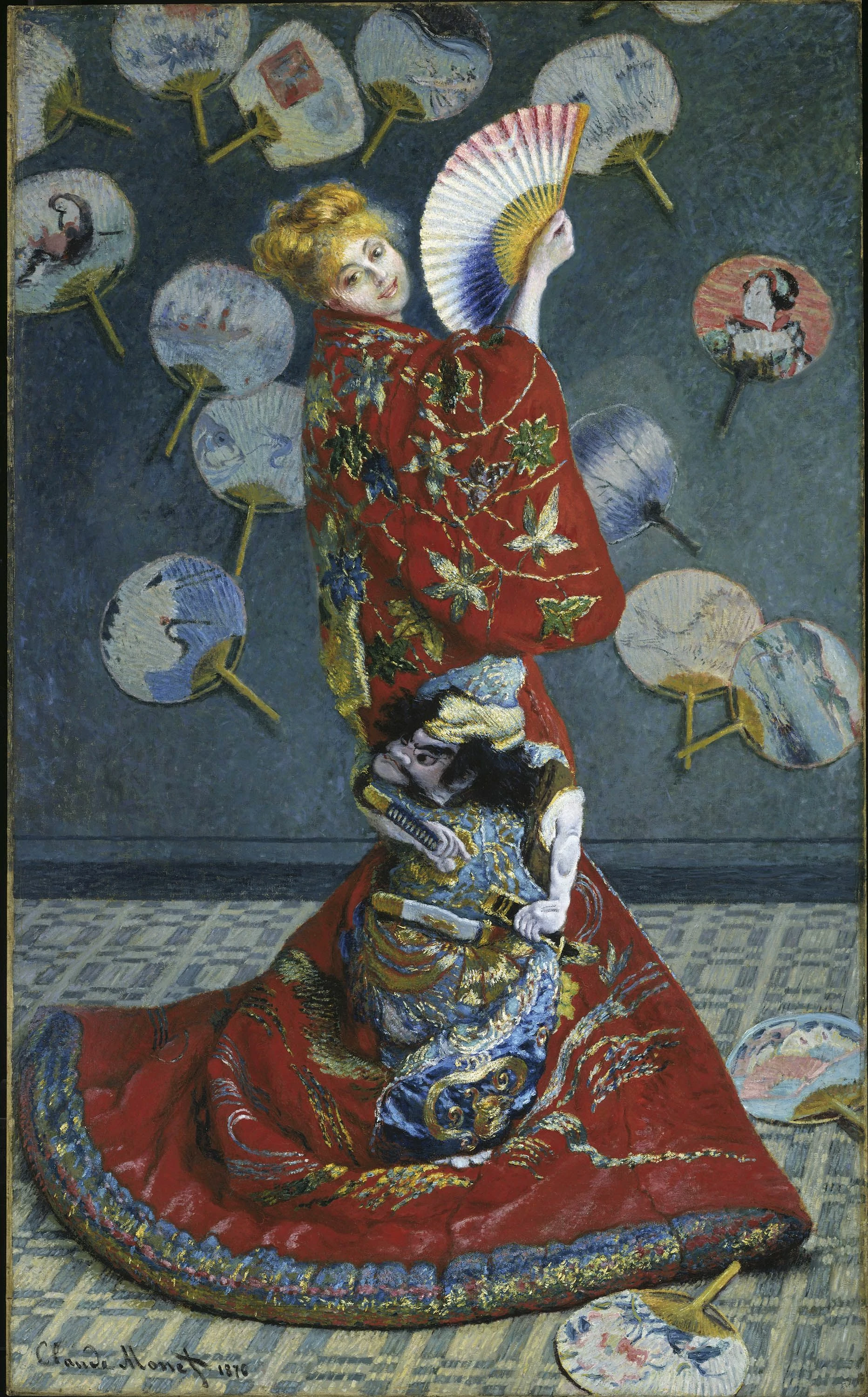 La Japonaise, Madame Monet, Claude Monet