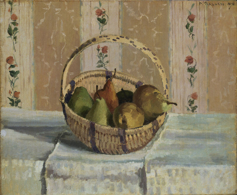 Still Life with Apples and Pears scale comparison