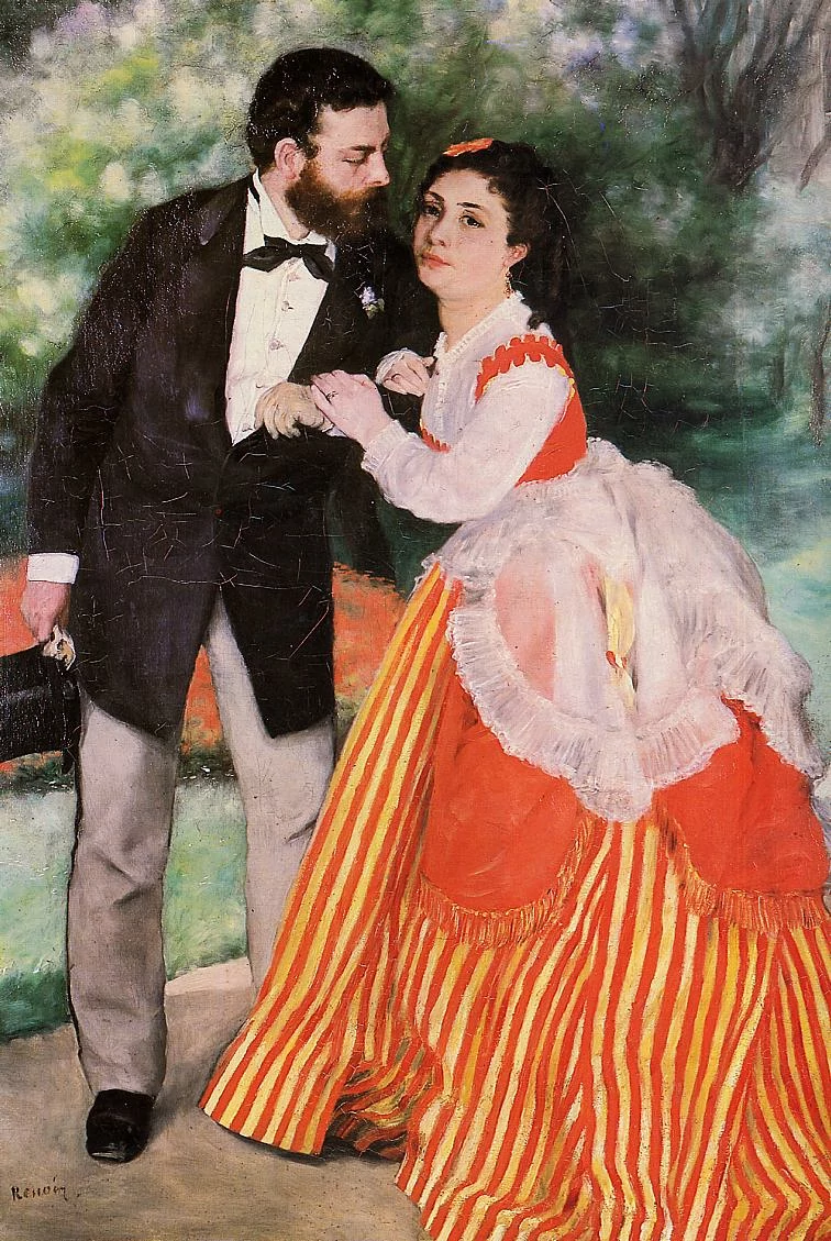 Alfred Sisley with His Wife, Pierre-Auguste Renoir