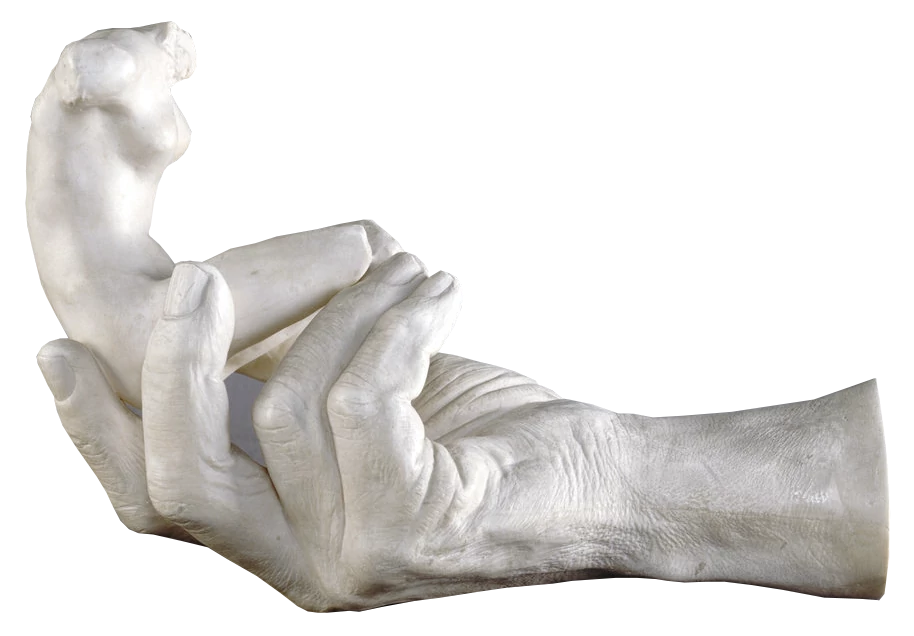 Hand of Rodin with a Female Figure, François Auguste René Rodin