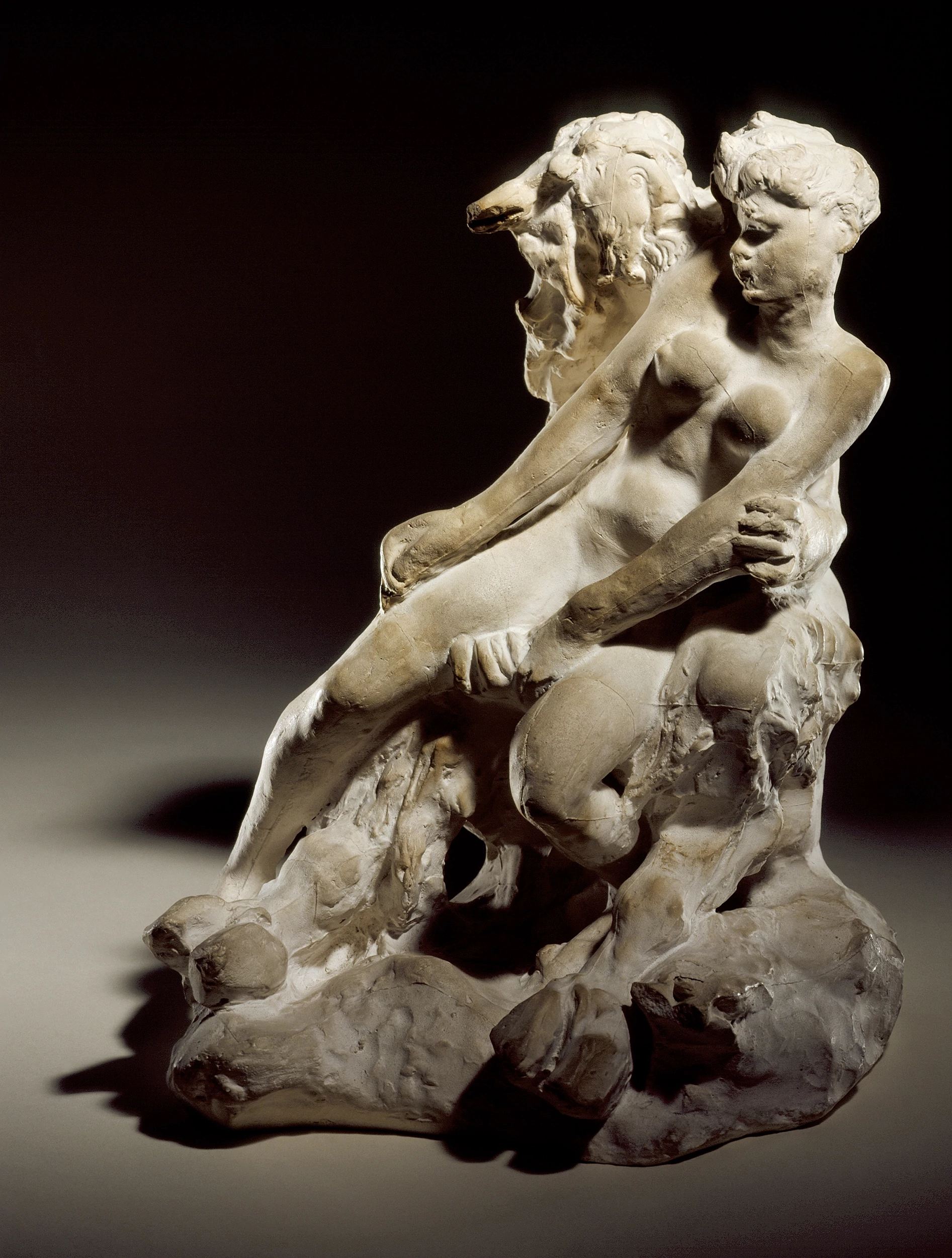 Minotaur or Faun and Nymph, François Auguste René Rodin