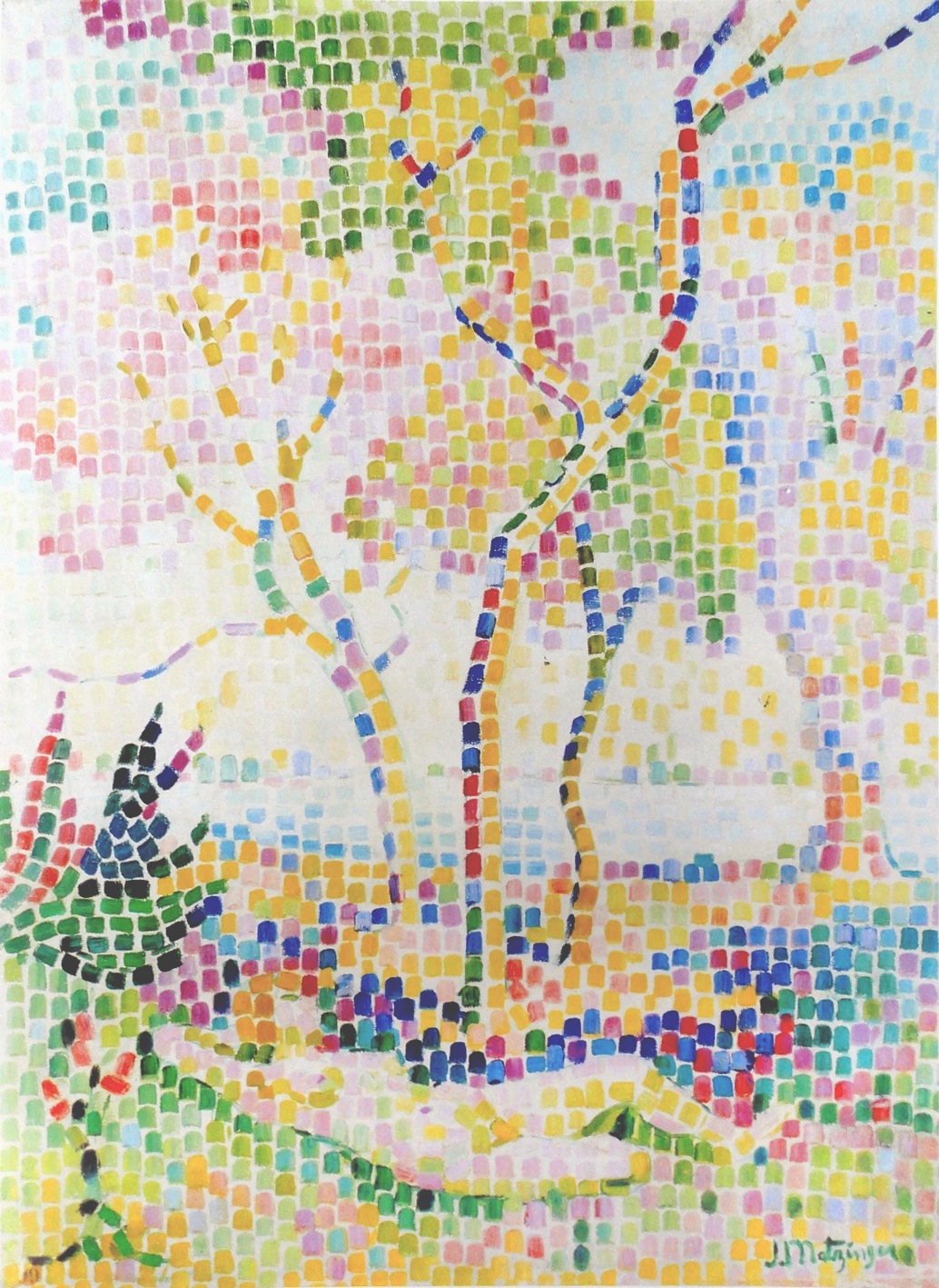 Nu Dans un Paysage, zoomed in