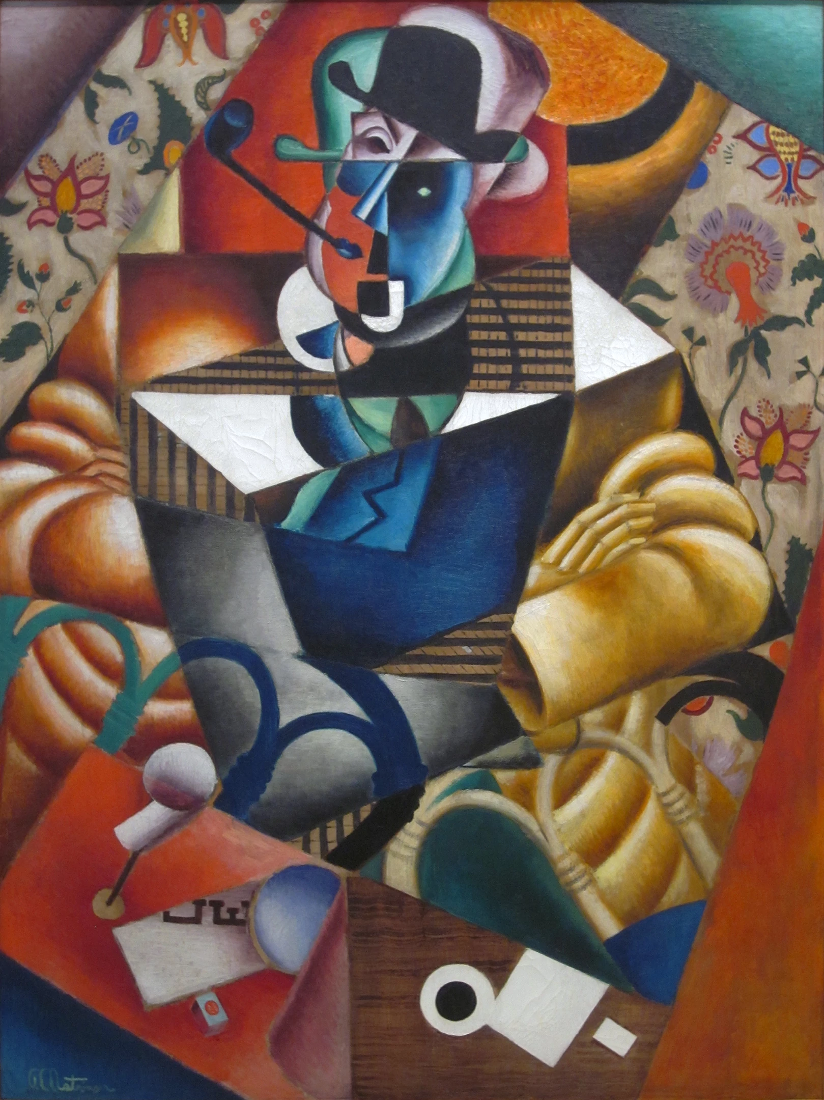 Man with a Pipe, Jean Metzinger