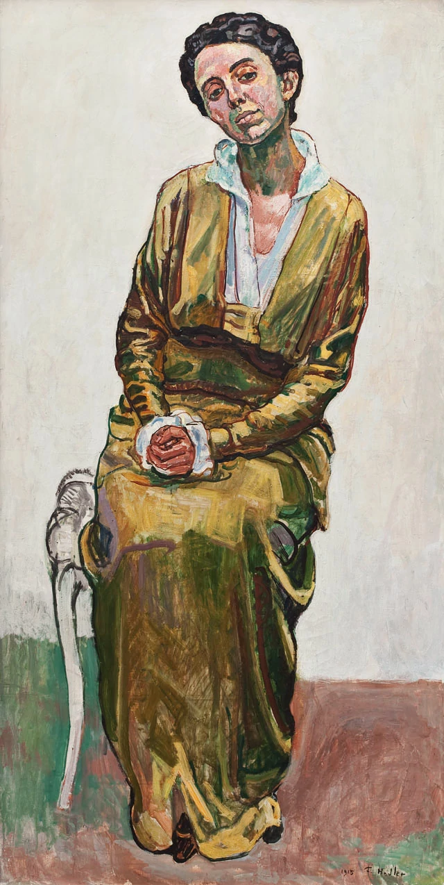 Portrait of Emma Schmidt-Müller, Ferdinand Hodler
