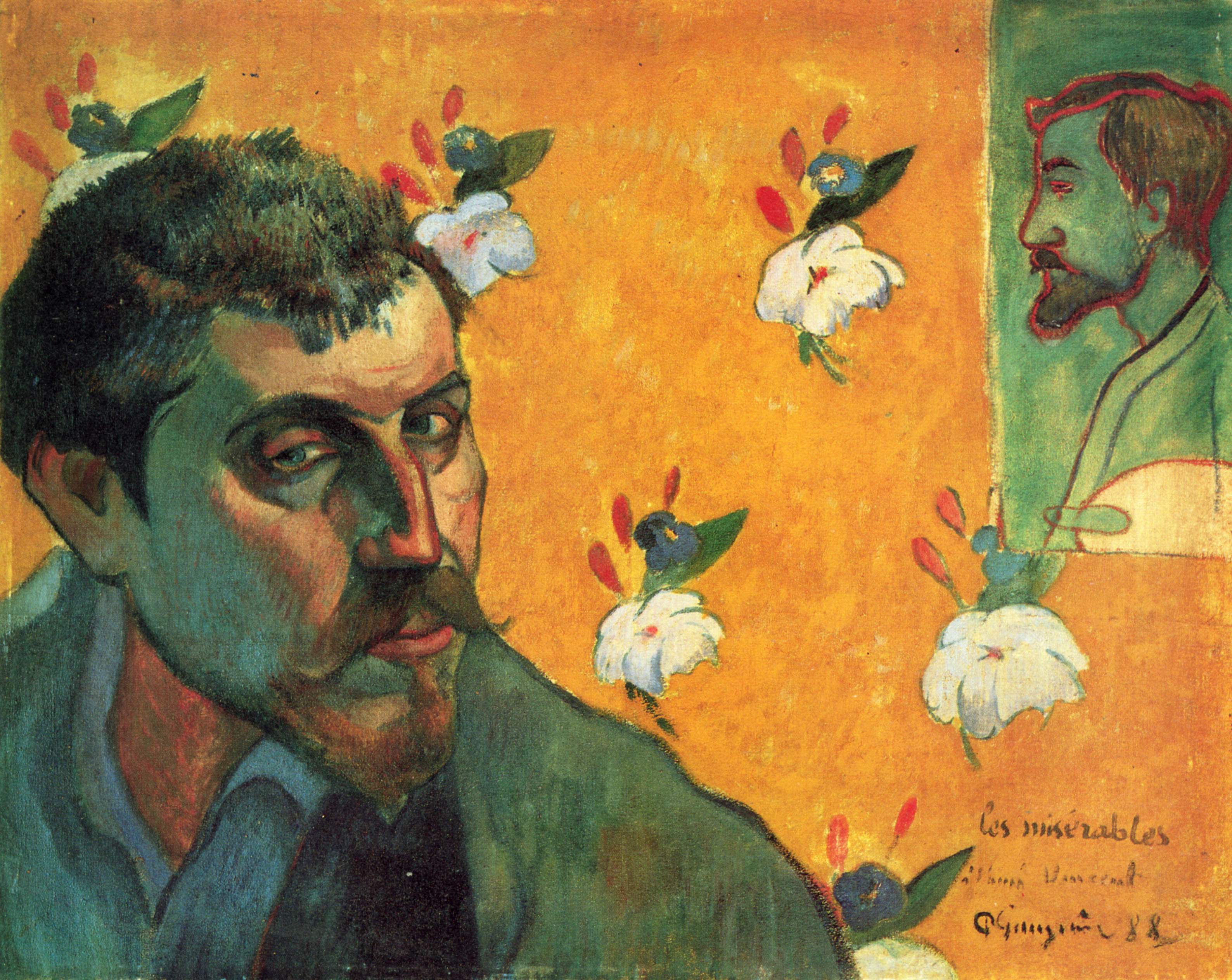 Self Portrait in the role of Jean Valjean by Paul Gauguin