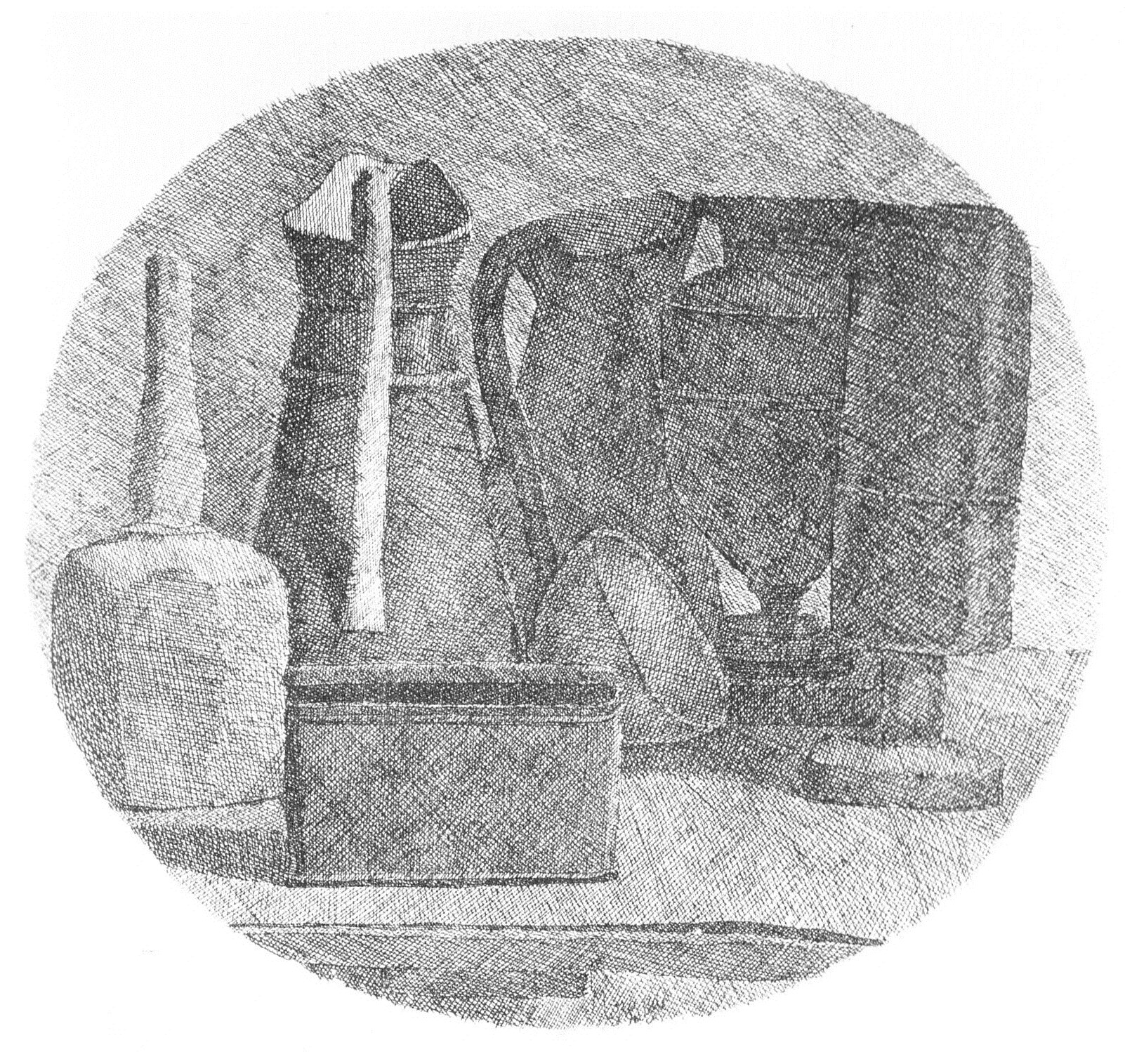 Still Life with Eleven Objects, zoomed in