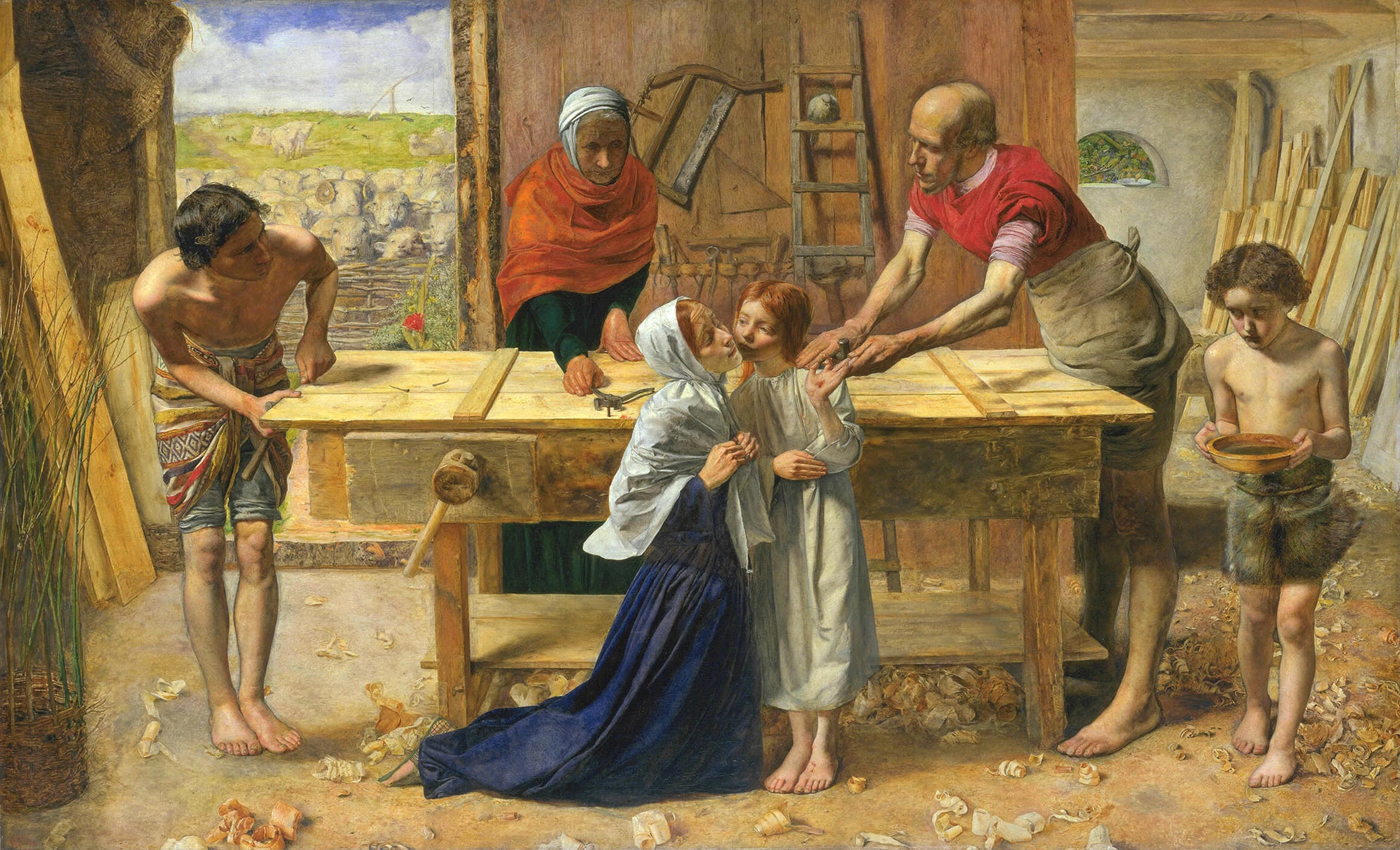 Christ in the House of His Parents, John Everett Millais