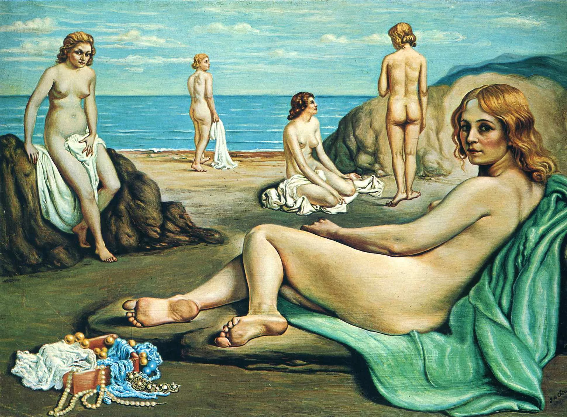 Bathers on the Beach, Giorgio de Chirico