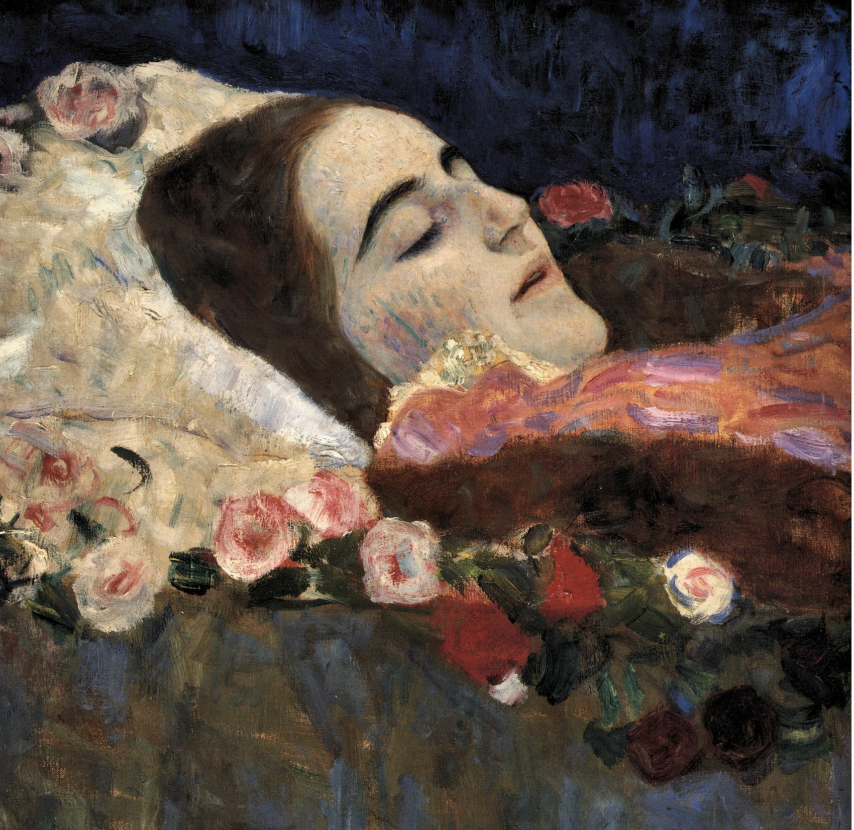 Ria Munk on her Deathbed, Gustav Klimt