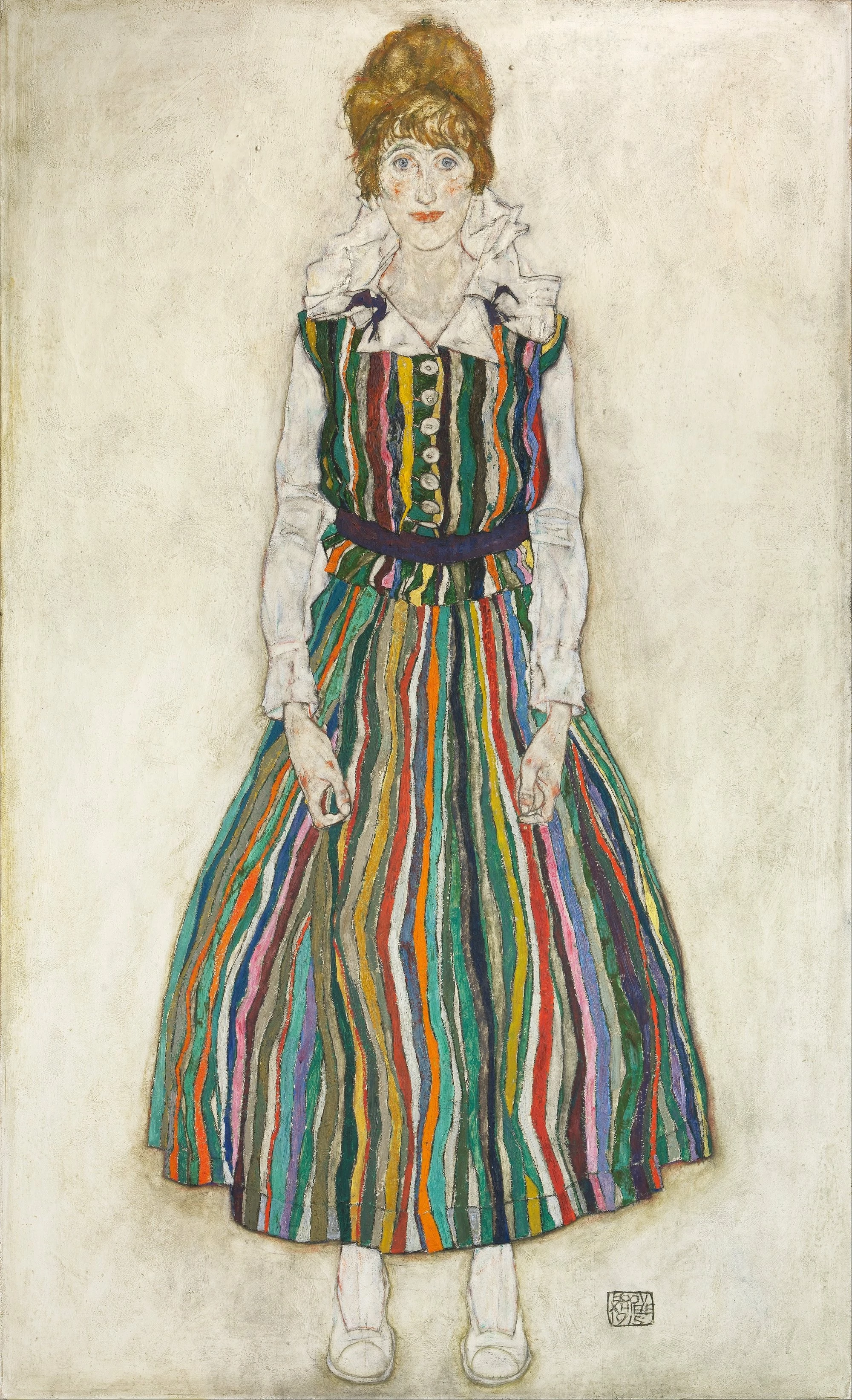 Portrait of Edith, The Artist's Wife, Egon Schiele