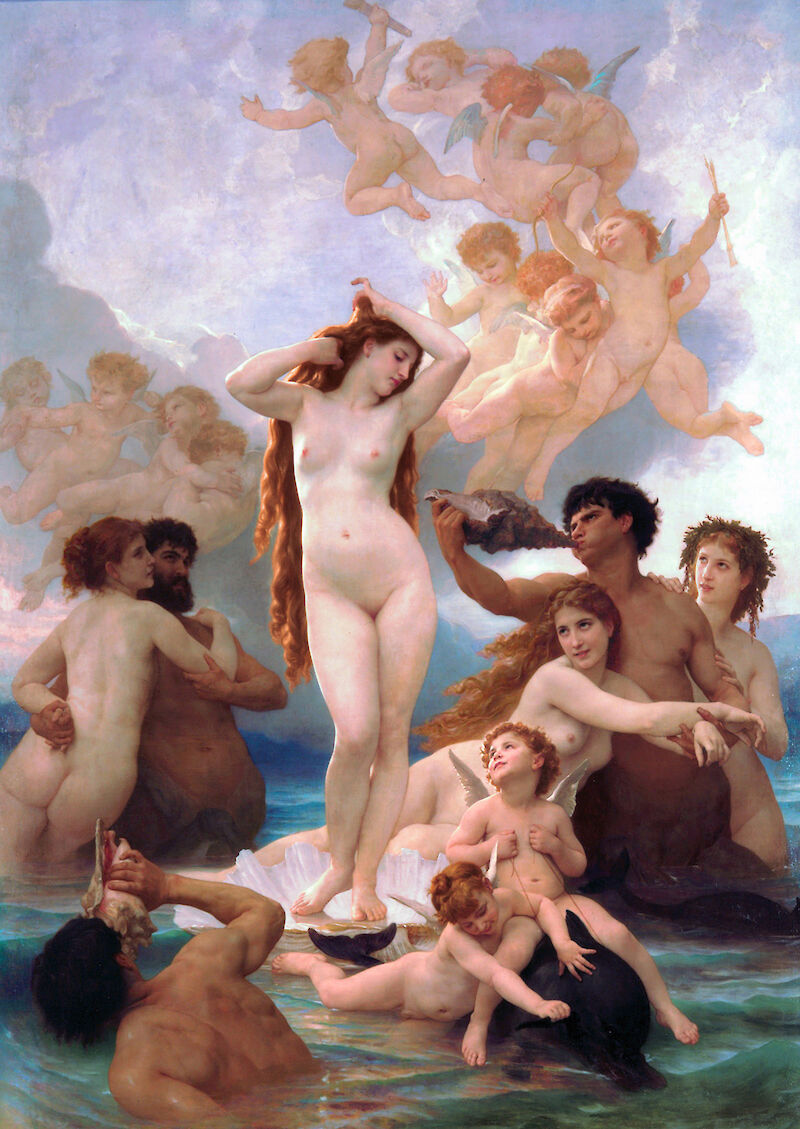 The Birth of Venus scale comparison