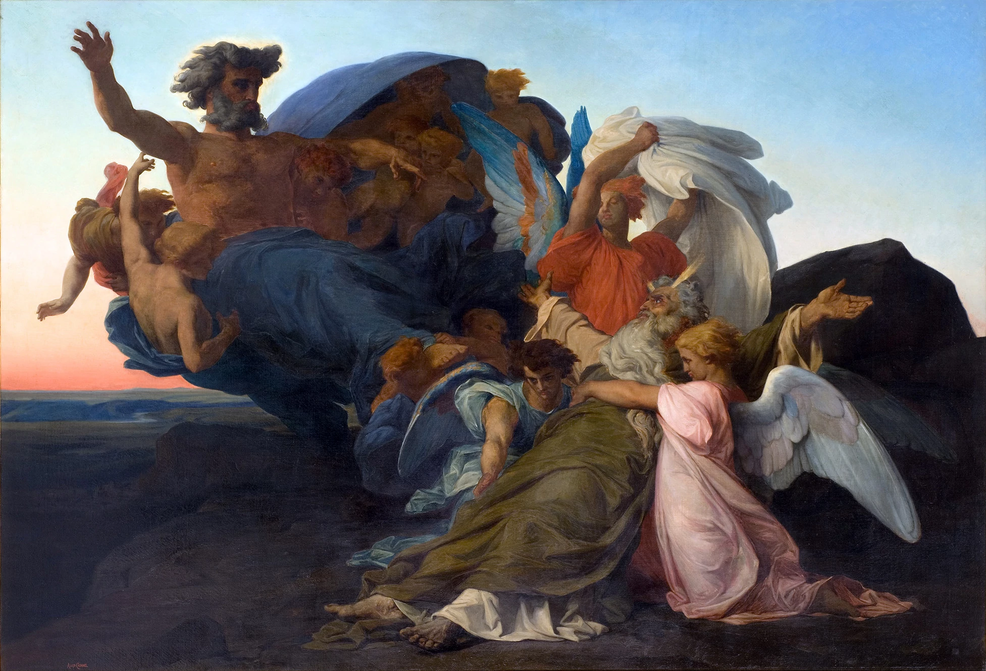 The Death of Moses, Alexandre Cabanel