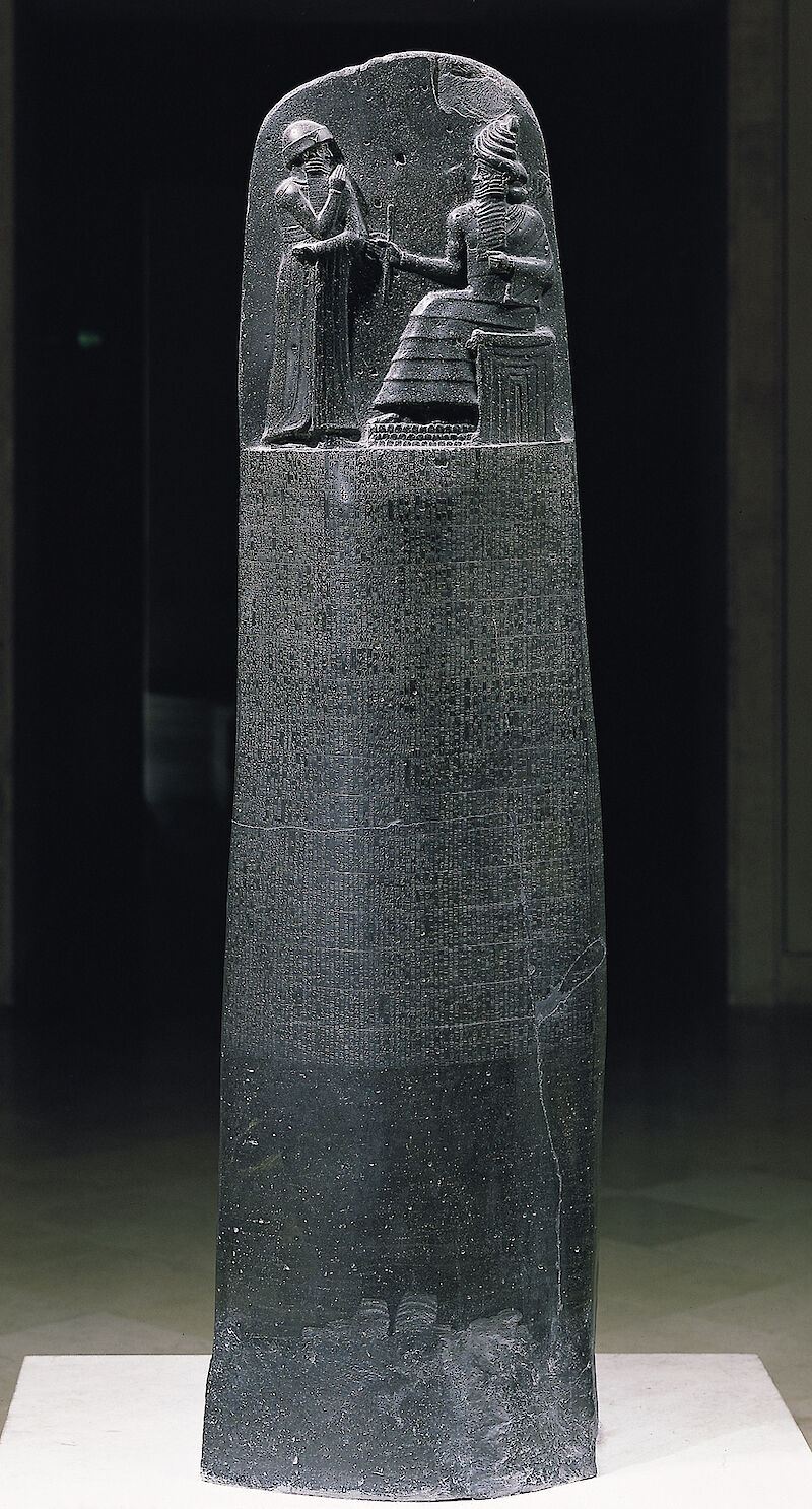 Law Code Of Hammurabi Mesopotamia Obelisk Art History