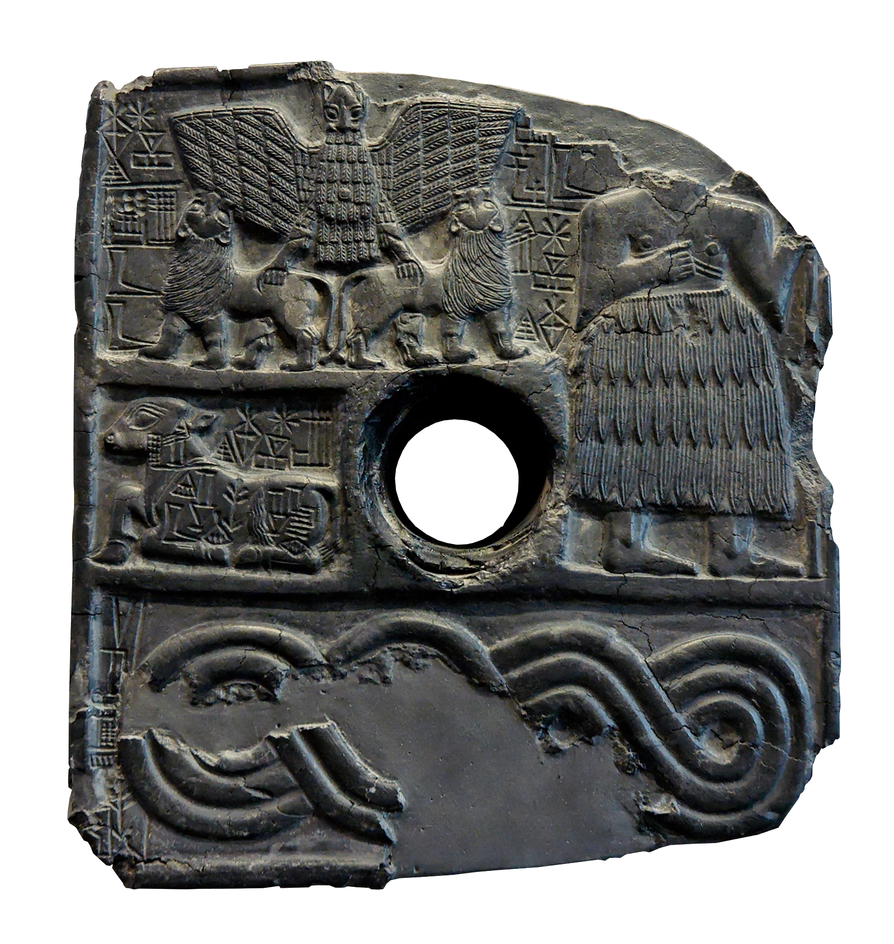 Perforated plaque of Dudu, Mesopotamia