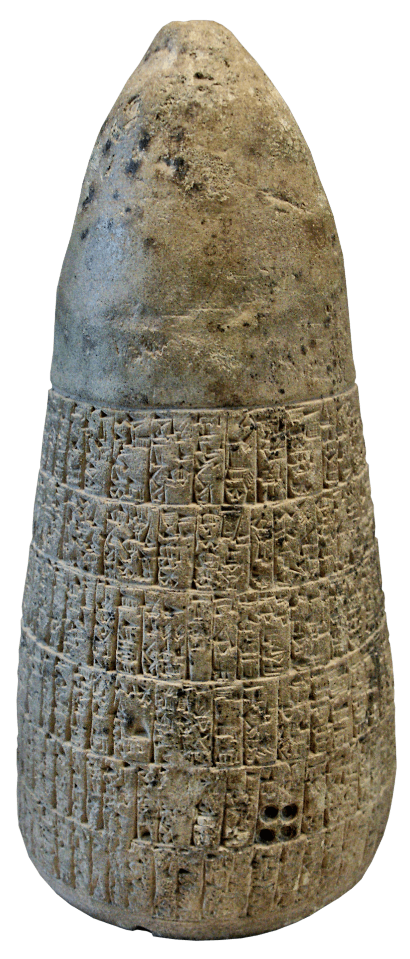 Cone of Entemena, zoomed in