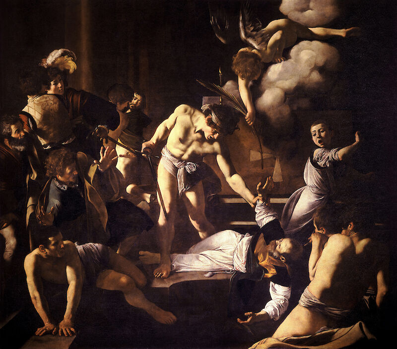 The Martyrdom of Saint Matthew scale comparison